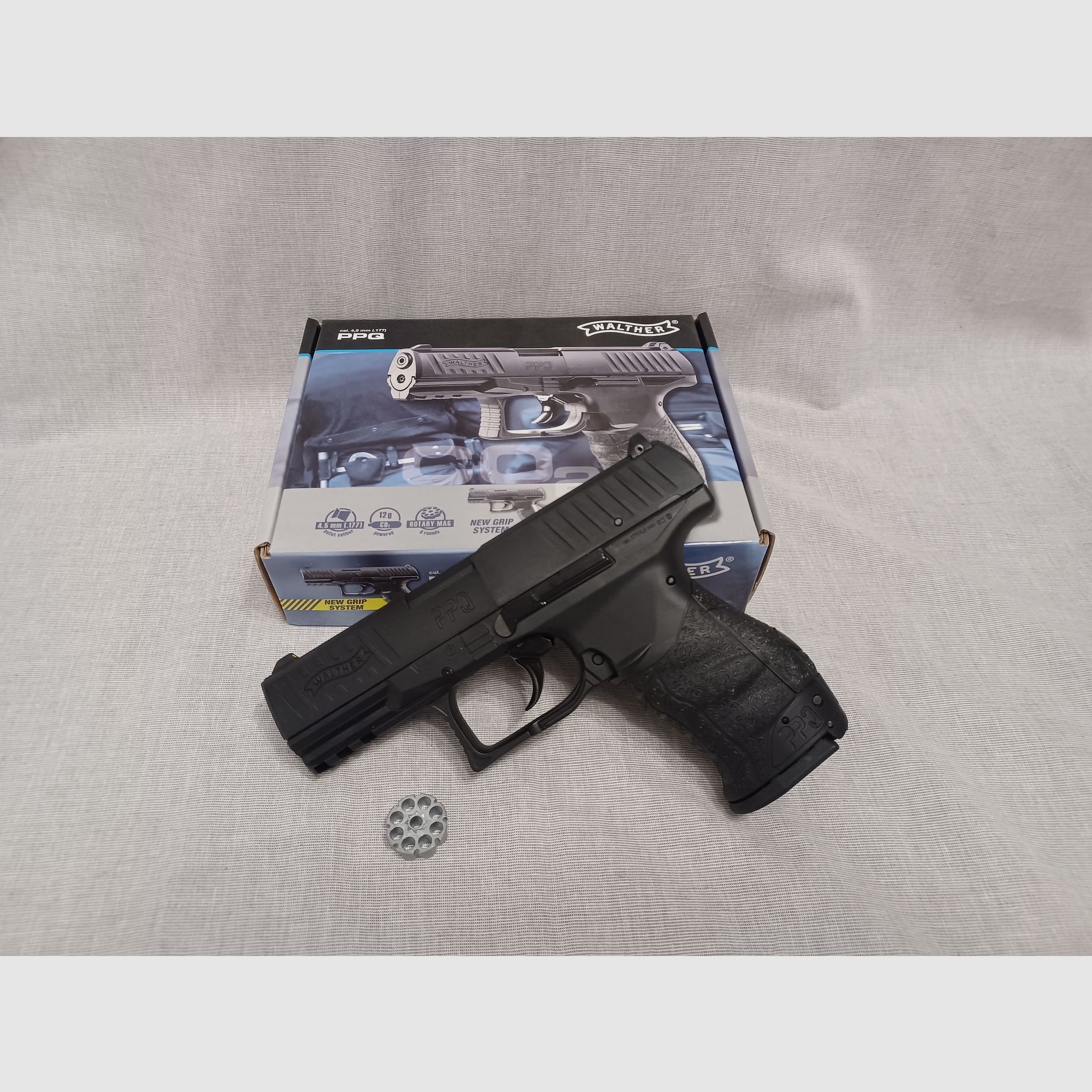 Walther PPQ / 4,5 mm Diabolo / CO2 / Pistole / OVP (13)