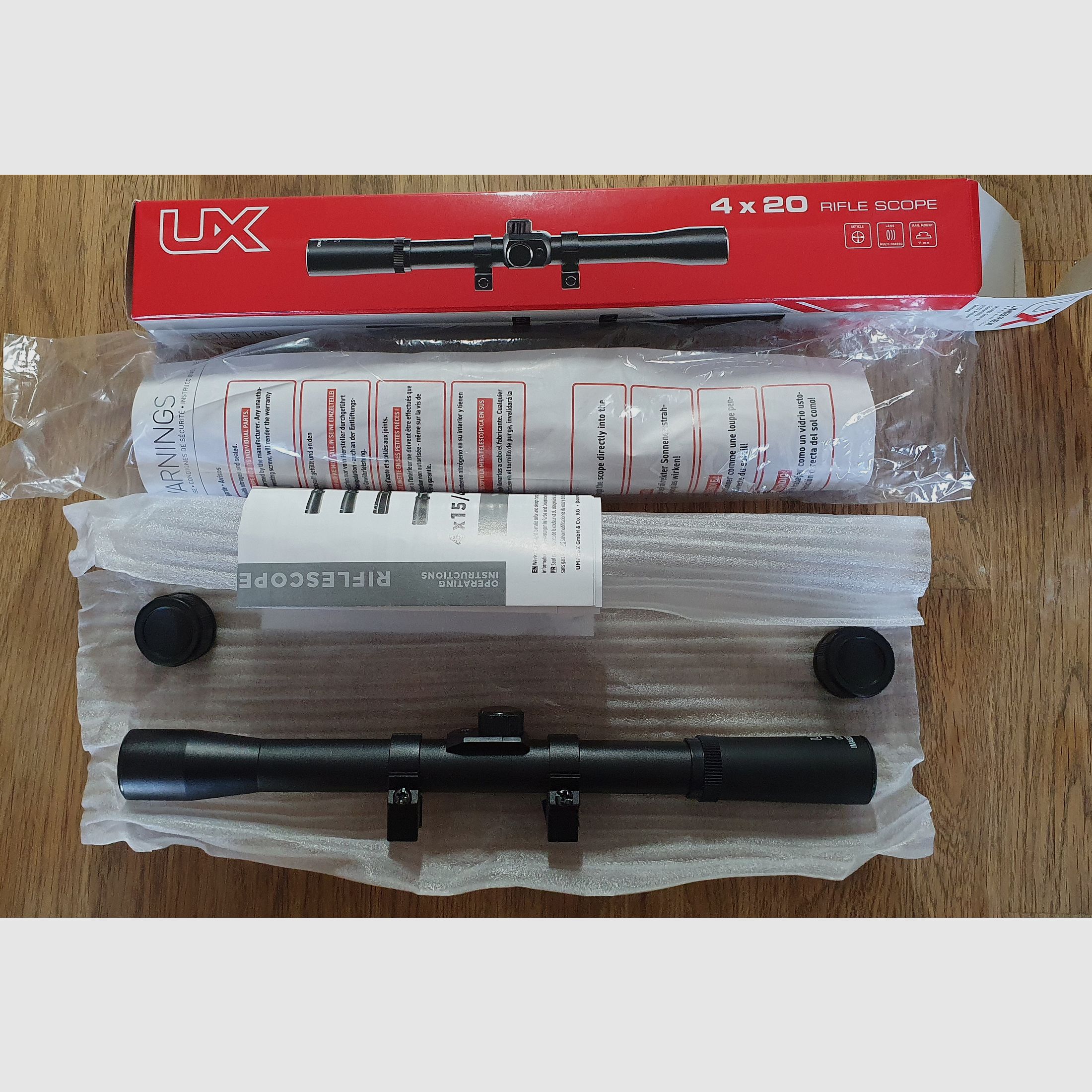 Umarex Zielfernrohr 4x20 Duplex Absehen 8