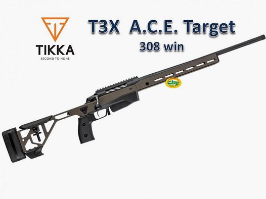 TIKKA T3X ACE Target Kal.308 Win 66 cm Midnight Bronze Cerakote