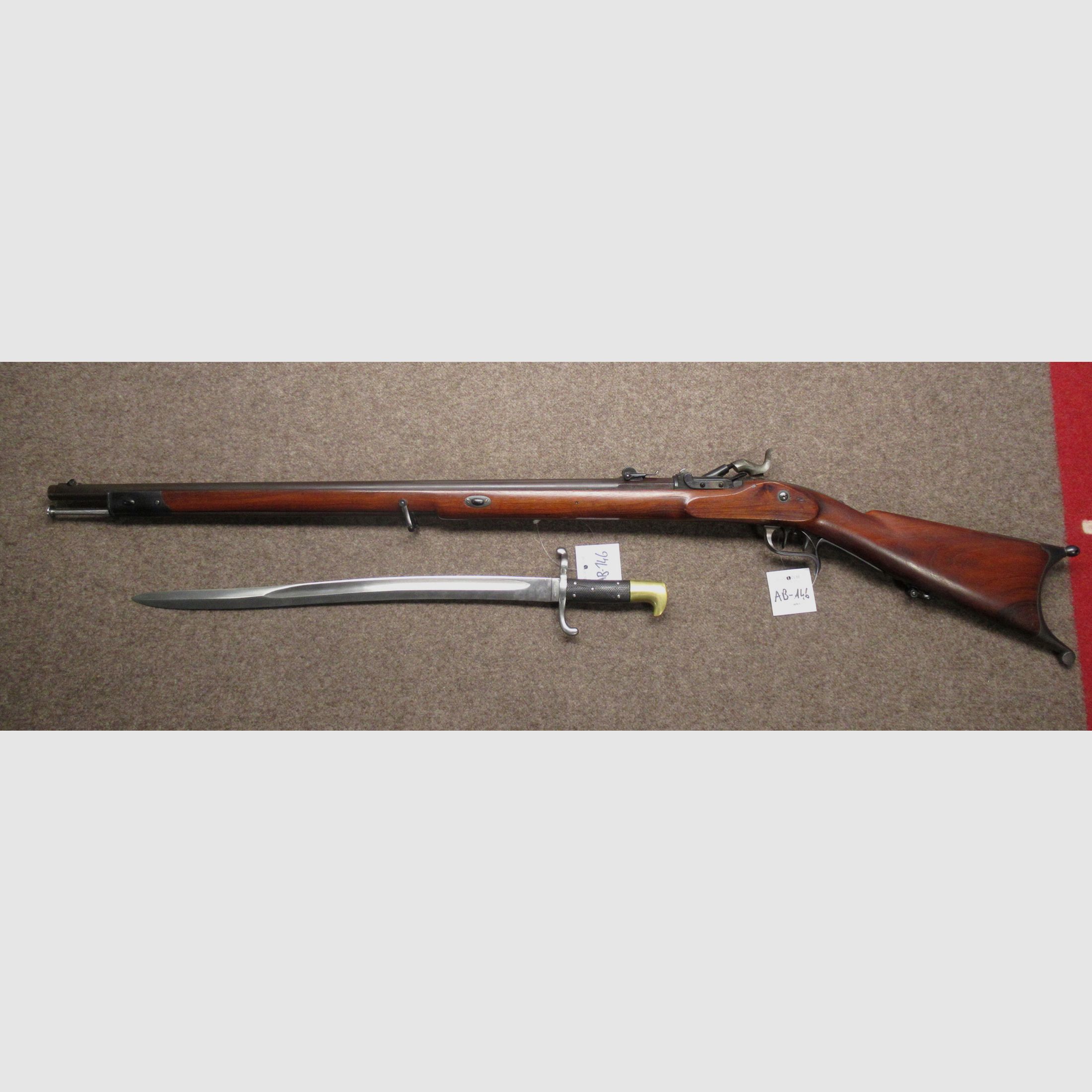 AB-146 Feldstutzer Büchse Mod. 1864/67 Kal. 10.4mm, Bild 2 von 7