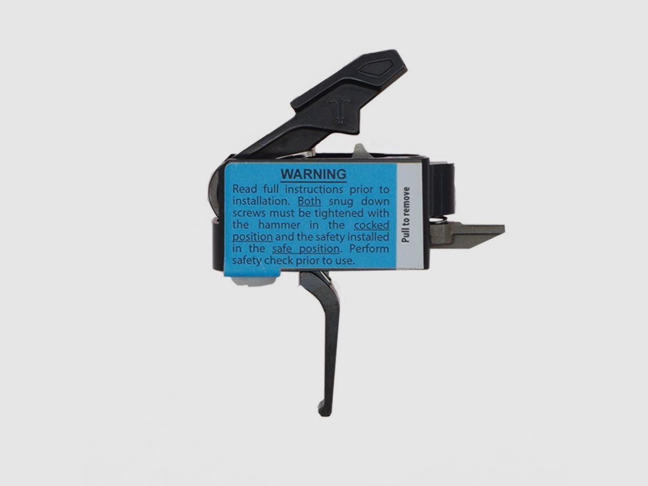 TriggerTech AR15 Competitivo Piatto Nero, immagine 2 di 3
