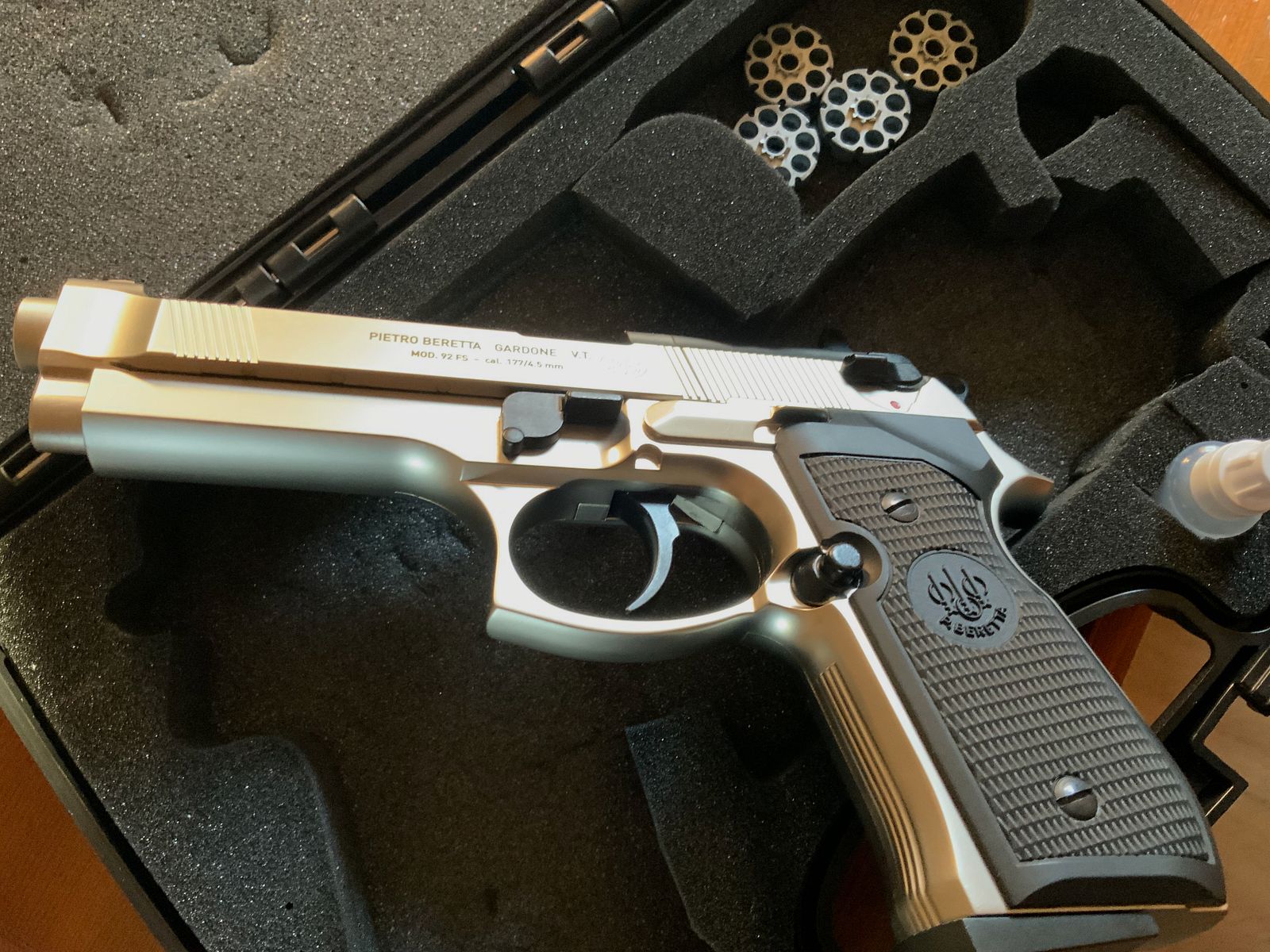 Luftpistole Beretta Mod. 97 FS 4,5mm Diabolo vernickelt