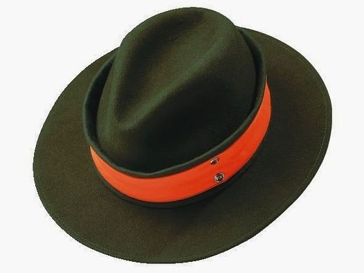 Jagdhut mit Wendesignalband Gr.58 oliv
