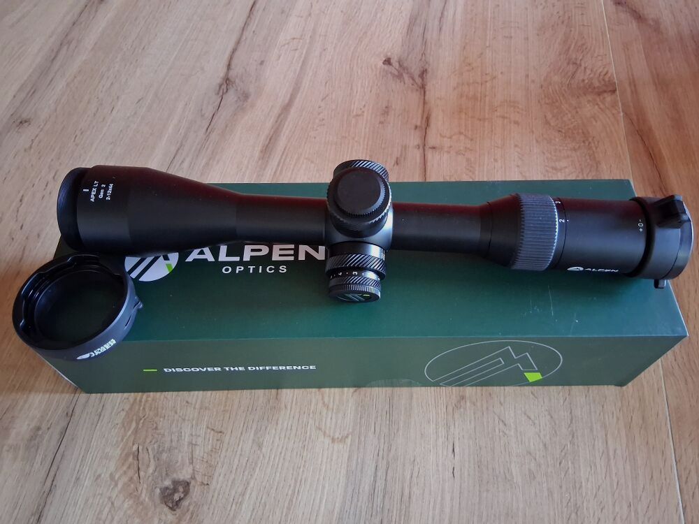 Alpen Optics APEX LT Zieloptik 2-12x44 A4 Gen 2 .Mit Gewinde f. Vorsatzgeräte !!!