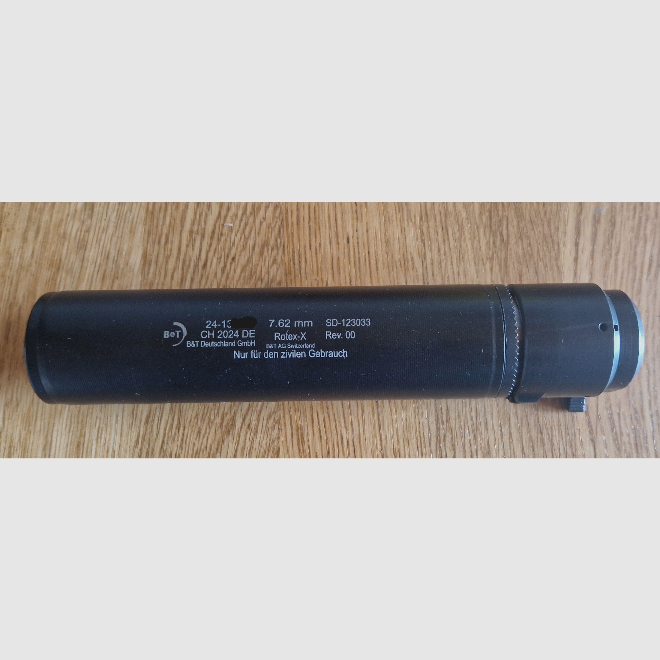 B&T Rotex-X Schalldämpfer .30 mit Schnellverschluss in OVP (Brügger& Thomet, A2, NATO, QDN, .308, .223, Cerakote)