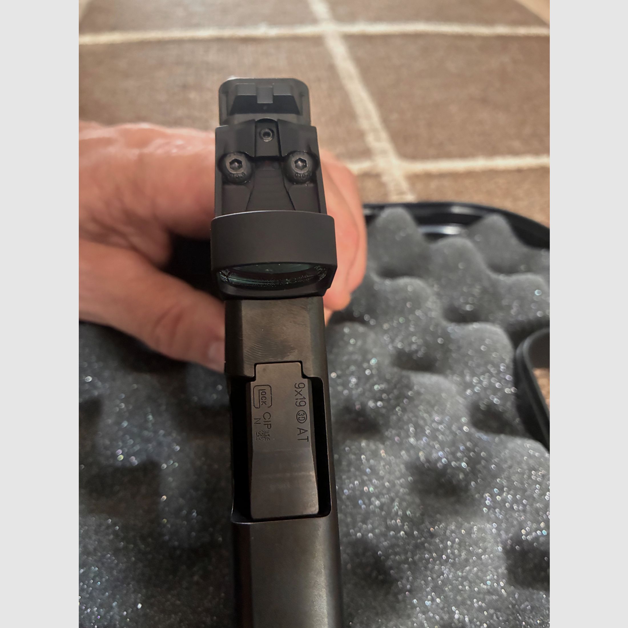 Glock 43x mit Shield RMSc