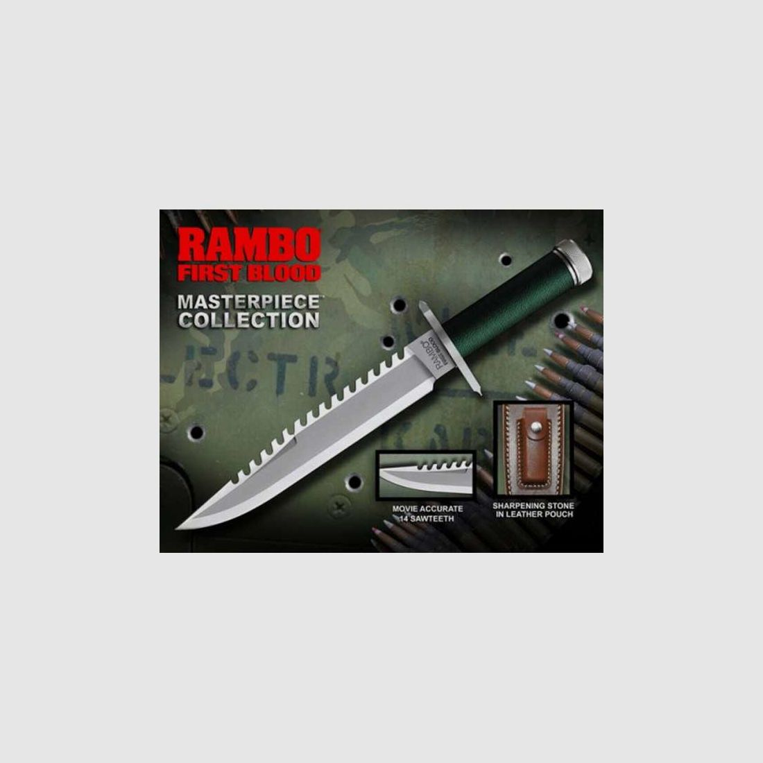 Rambo 1 First Blood Part I SE Bowie Messer Hollywood Collectibles