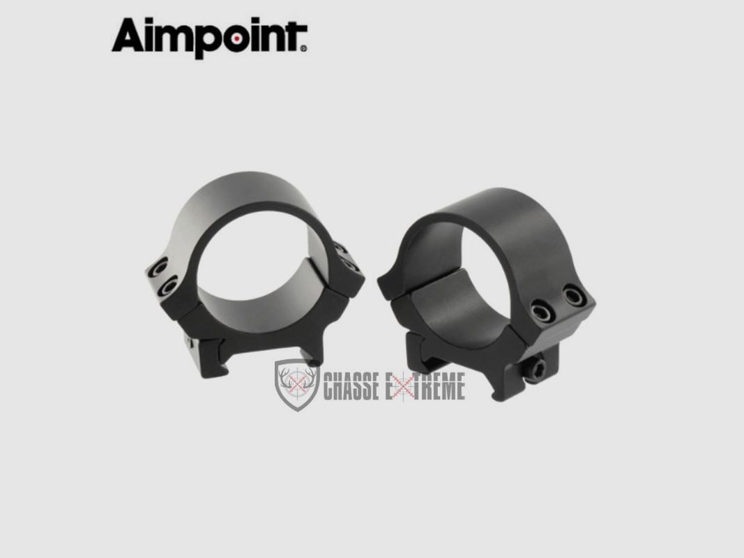 Paar Montage-Ringe AIMPOINT 30 mm Schwarz