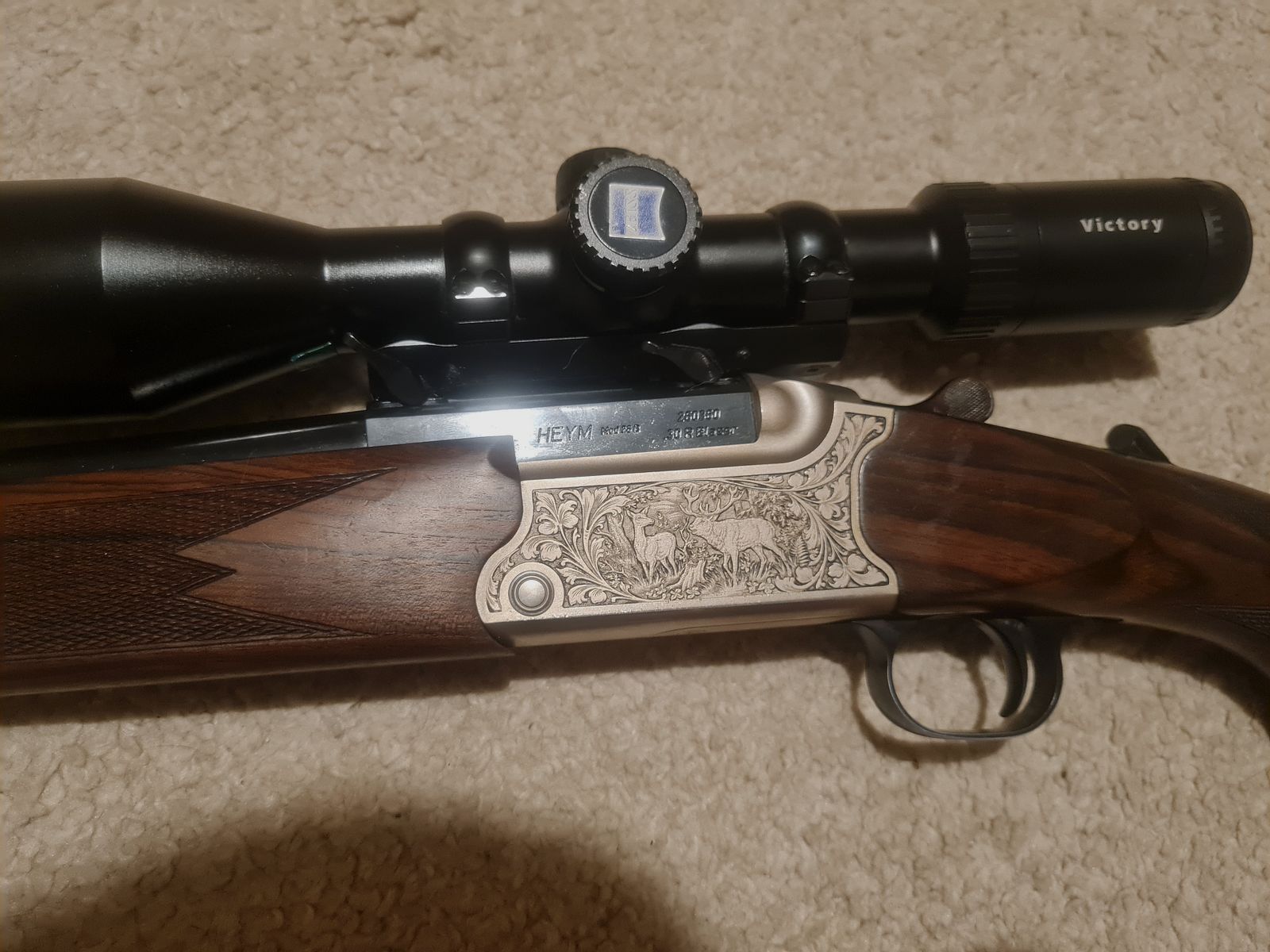 Bockbüchse Heym 26B .30R Blaser
