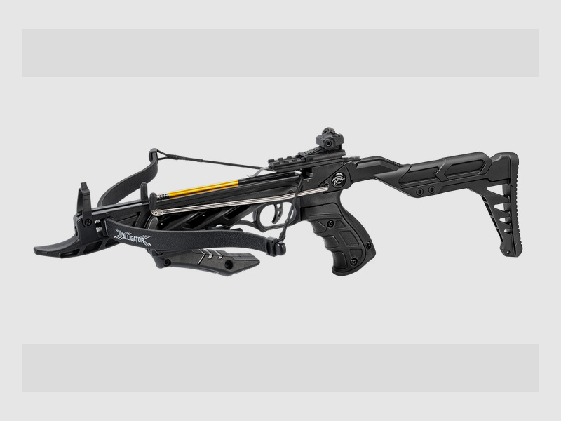 Man Kung MK-TCS2BK Alligator Recurve Pistolenarmbrust 80 LBS