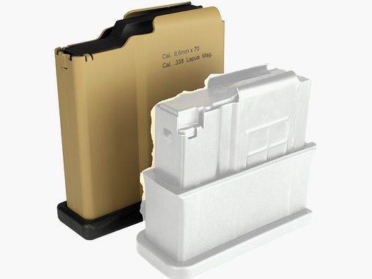 Magazine for Haenel RS8, RS9 or HLR (For caliber .338 Lapua Mag.)