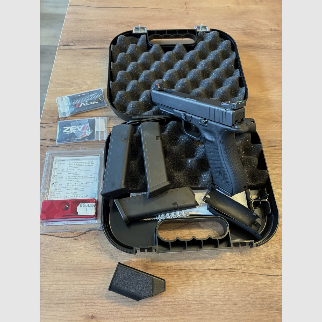 Glock 34 Gen4 inkl. ZEV Federsatz, 4 Magazine 9mmLuger
