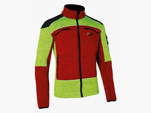 PSS X-treme Arctic Faserstrickjack - geel/rood