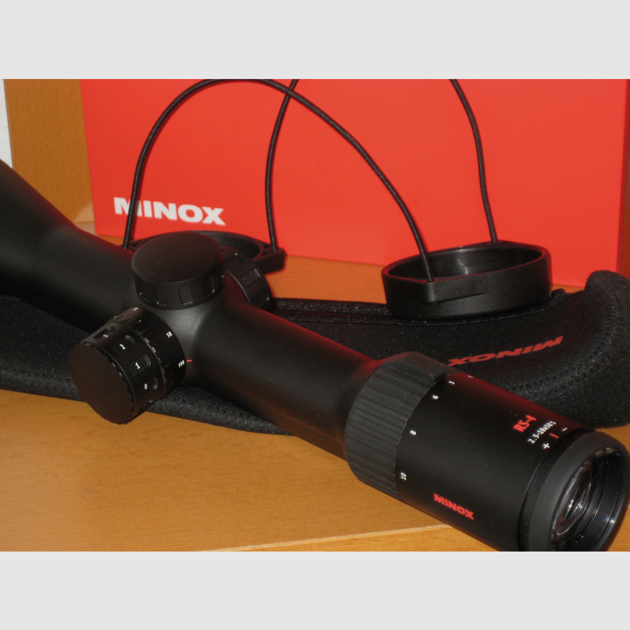 MINOX RS 4 2,5-10x50S LP60 mit Zeiss-Innenschiene TOP-Zustand für Blaser, Sauer, Merkel, Heym