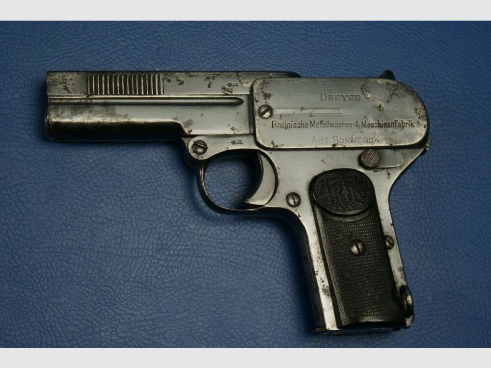 Dreyse M 07, 3. Ausführung 7,65mmBrowning