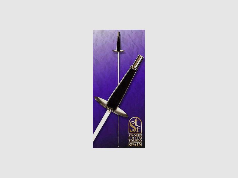 Degen mit schwarzem Griff LĂ¤nge 102 cm 14 Jahrhundert (P18)
