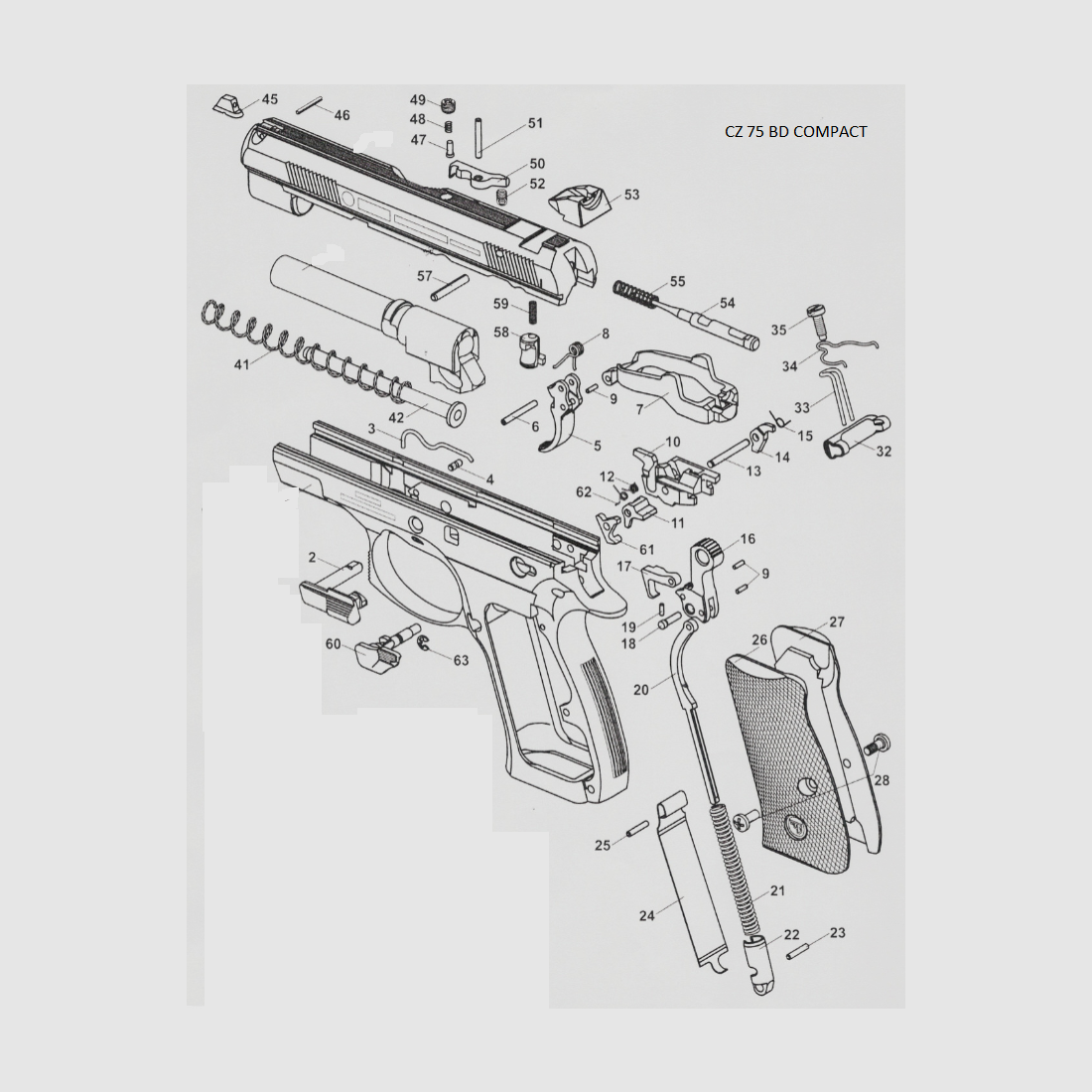 FÜHRUNGSSTANGE CZ 75 BD COMPACT, Bild 3 von 3