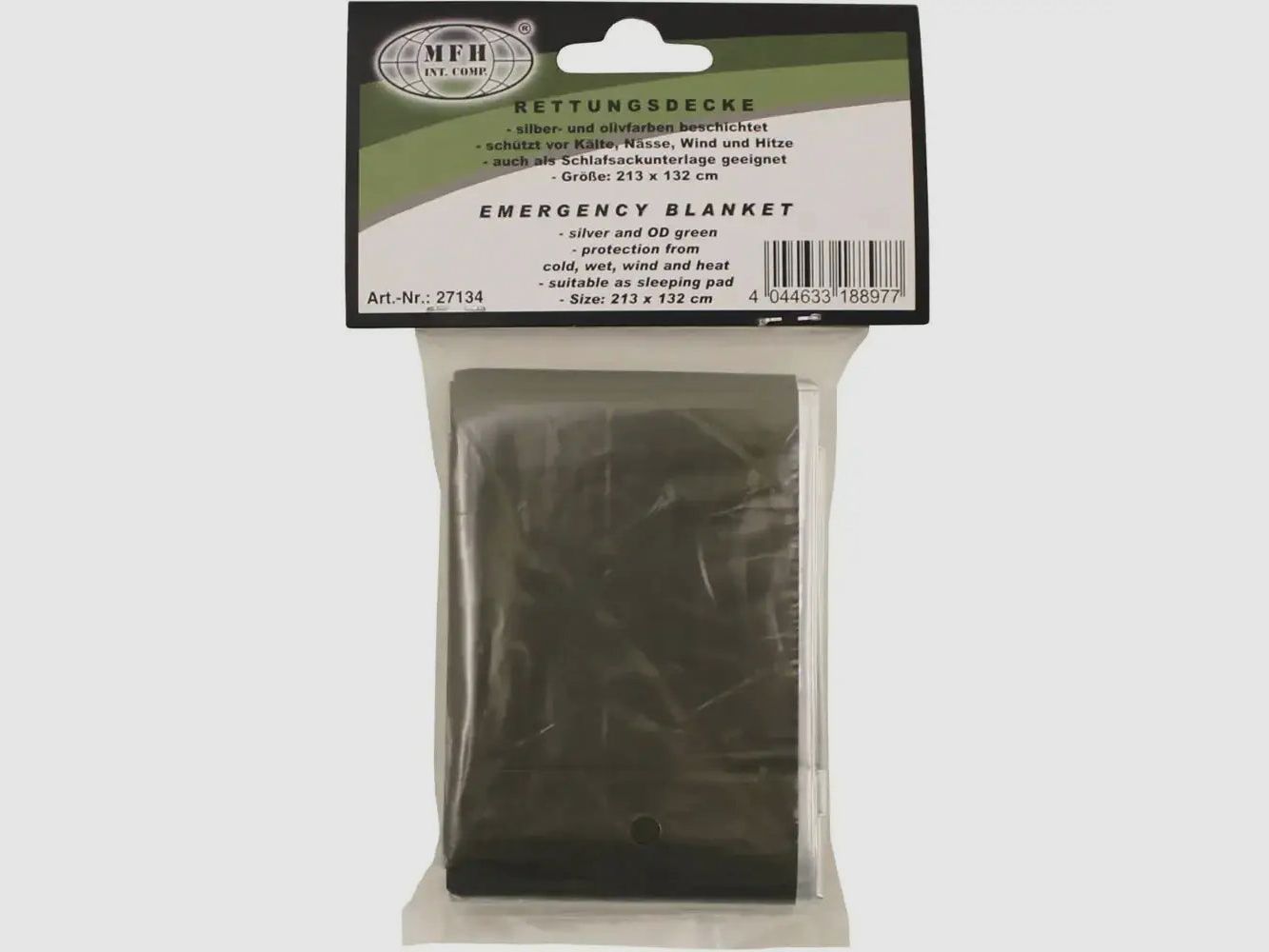 MFH Emergency Blanket 213 x 132 cm