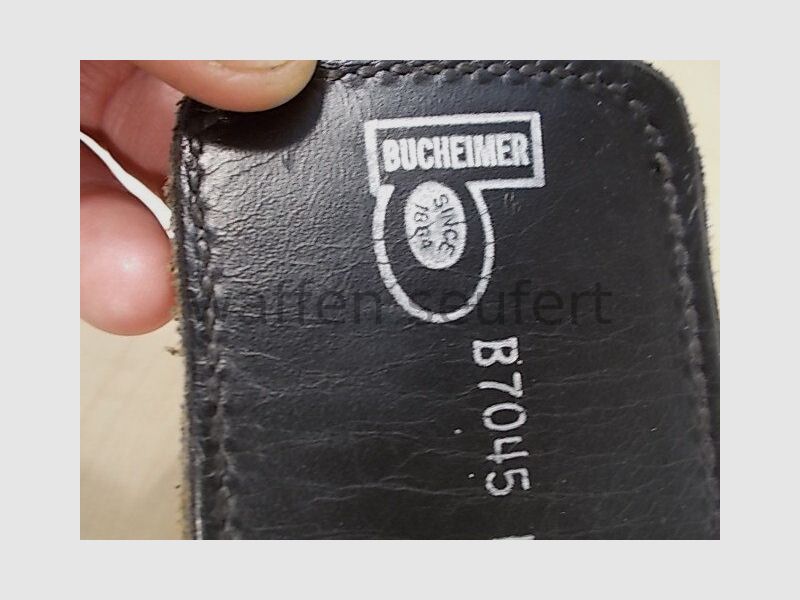 Bucheimer Westerngürtel + Holster für 6" Western-Revolver