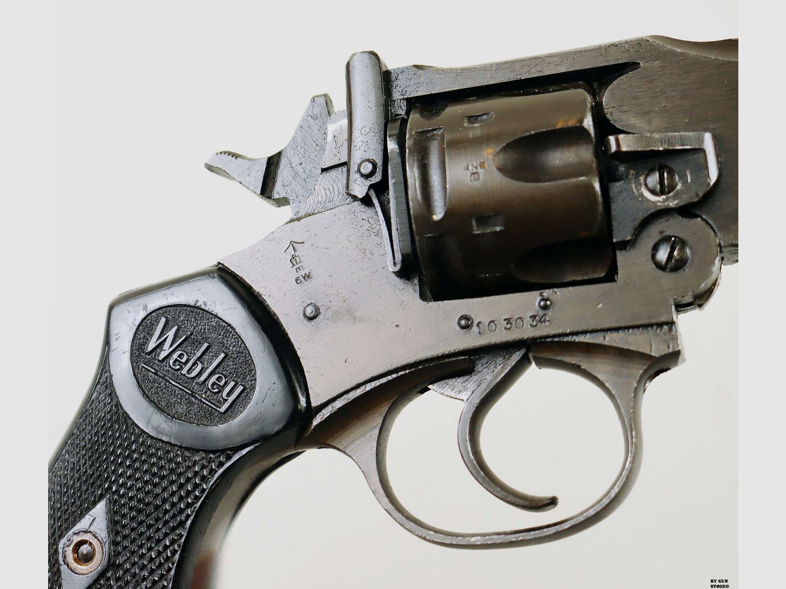 Revolver Webley & Scott mod. Mark IV Kal. 38 Matr. 103034, Bild 9 von 10