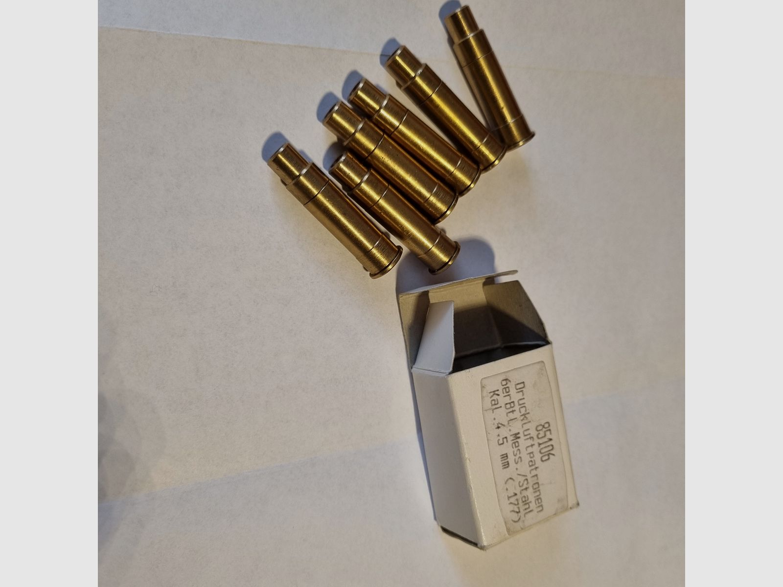 Cartuchos de aire comprimido para revólver LEP Med./Acero, calibre 4,5 mm 6 piezas