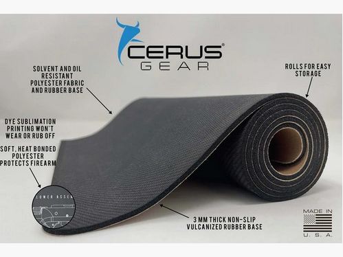 Cerus Gear – Cleaning Mat – Top Handgun Cartridges