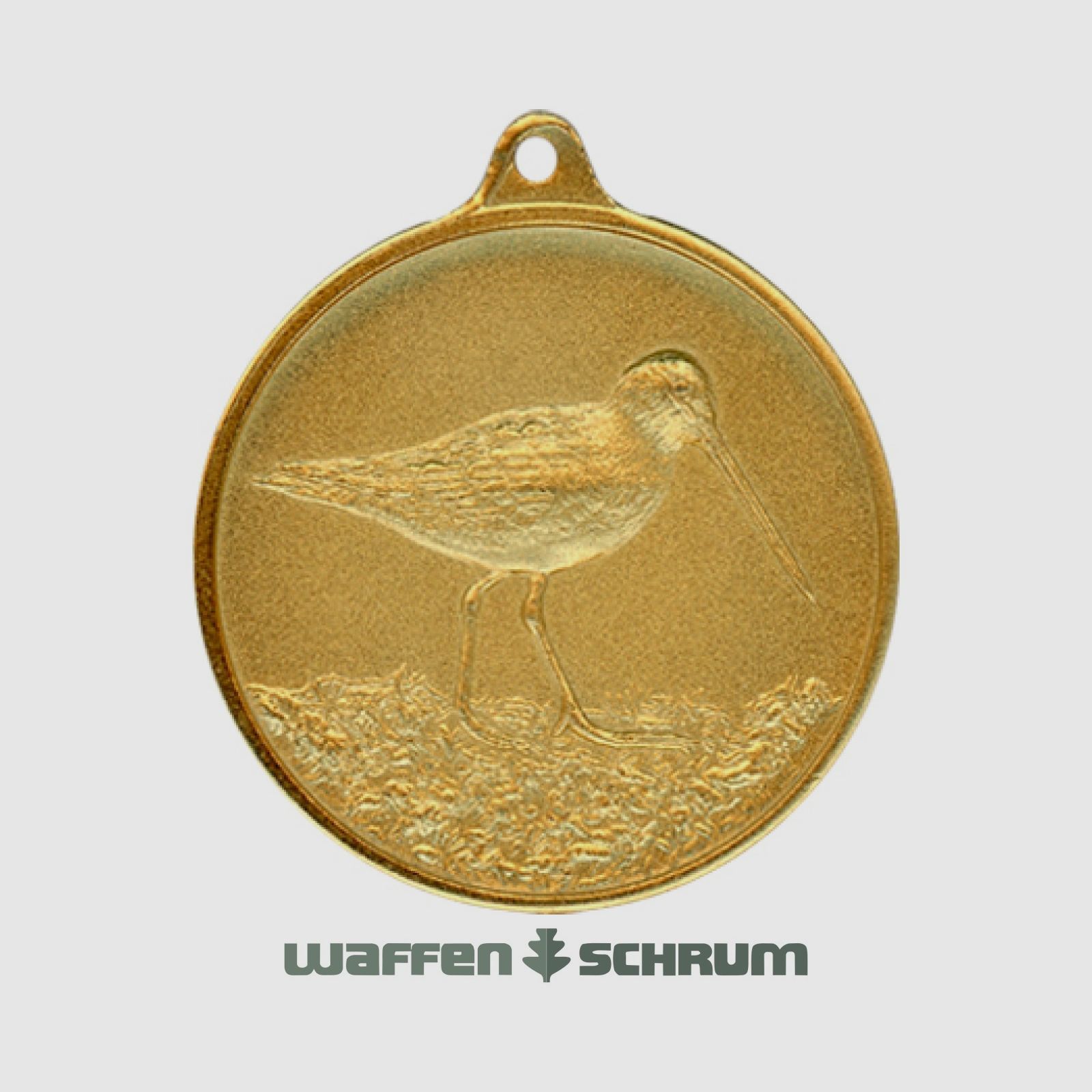 Steinhauer&Lück Jagdmedaille Schnepfe 40 mm vergoldet