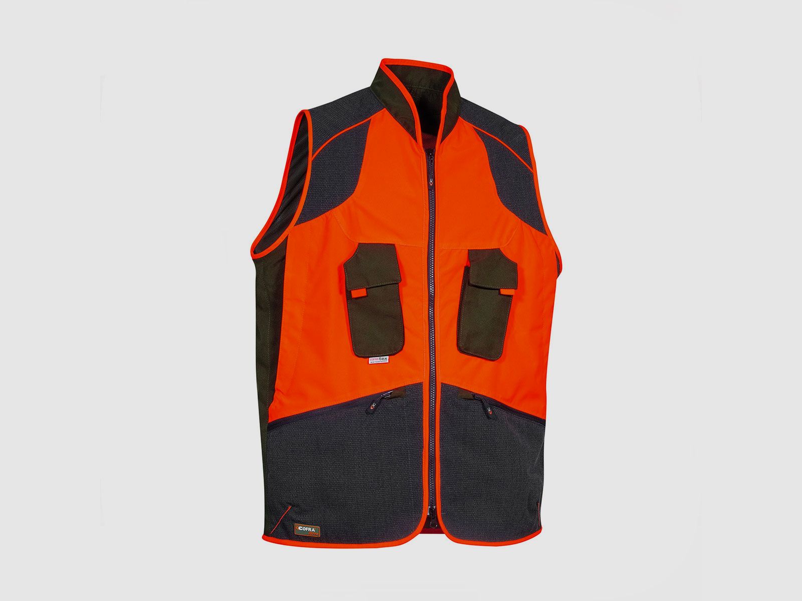 VEST – COFRA® – WULFEN Fango/Black/Orange, image 1 of 7