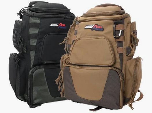 Double Alpha Schießsporttasche Range Companion Backpack black/grey