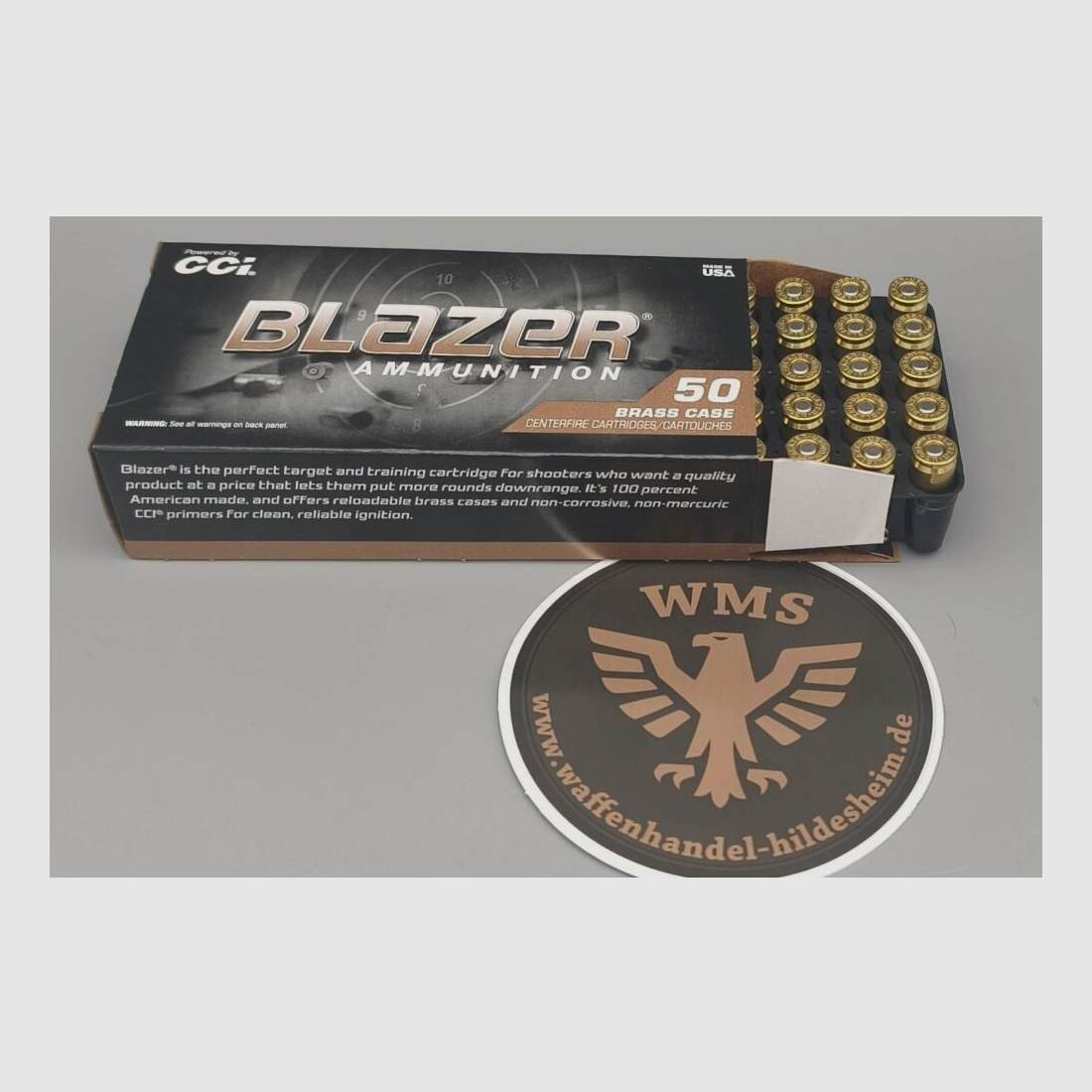 CCI Blazer Brass 9mm Luger 1000 Stück