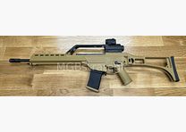 Heckler & Koch HK243 S SAR - Colore sabbia - Il G36 civile approvato sportivamente! Colore sabbia / con tracolla originale G36 3x e rail Picatinny