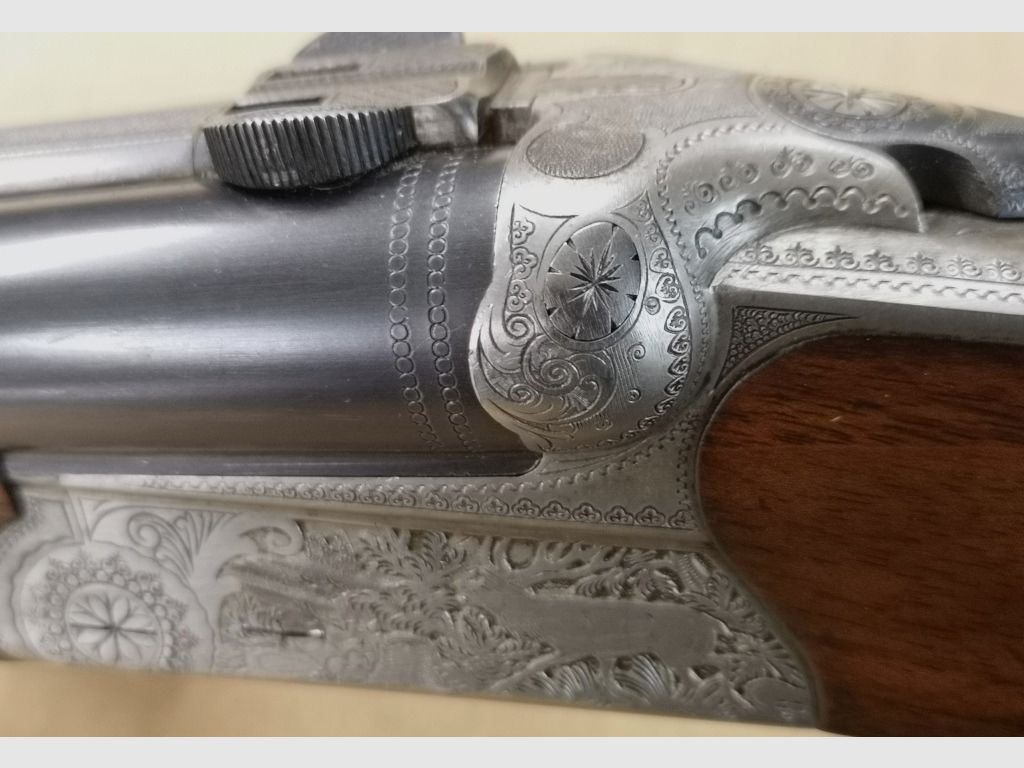 Drilling Merkel 8x57 JRS 16/70 16/70 with Suhl hook mount and Zeiss scope