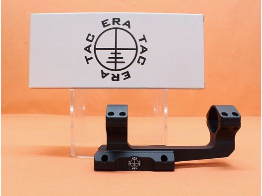 Recknagel Era-Tac block mount 1" (T3022-0024) UL ultra-light aluminum black for Picatinny profile height=24.3mm