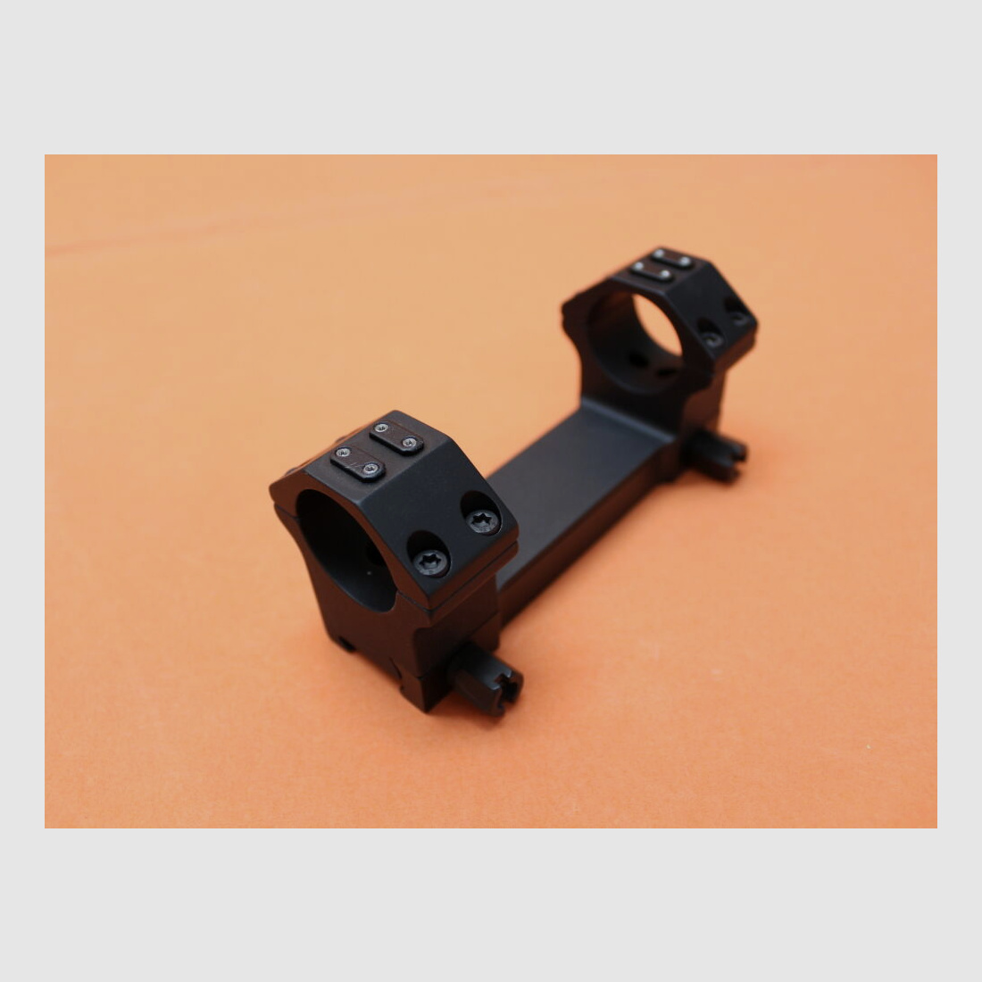 Recknagel Era-Tac Block Mount 30mm (T5013-0020) with Nut, Aluminum Black, Height=20mm for Picatinny Profile