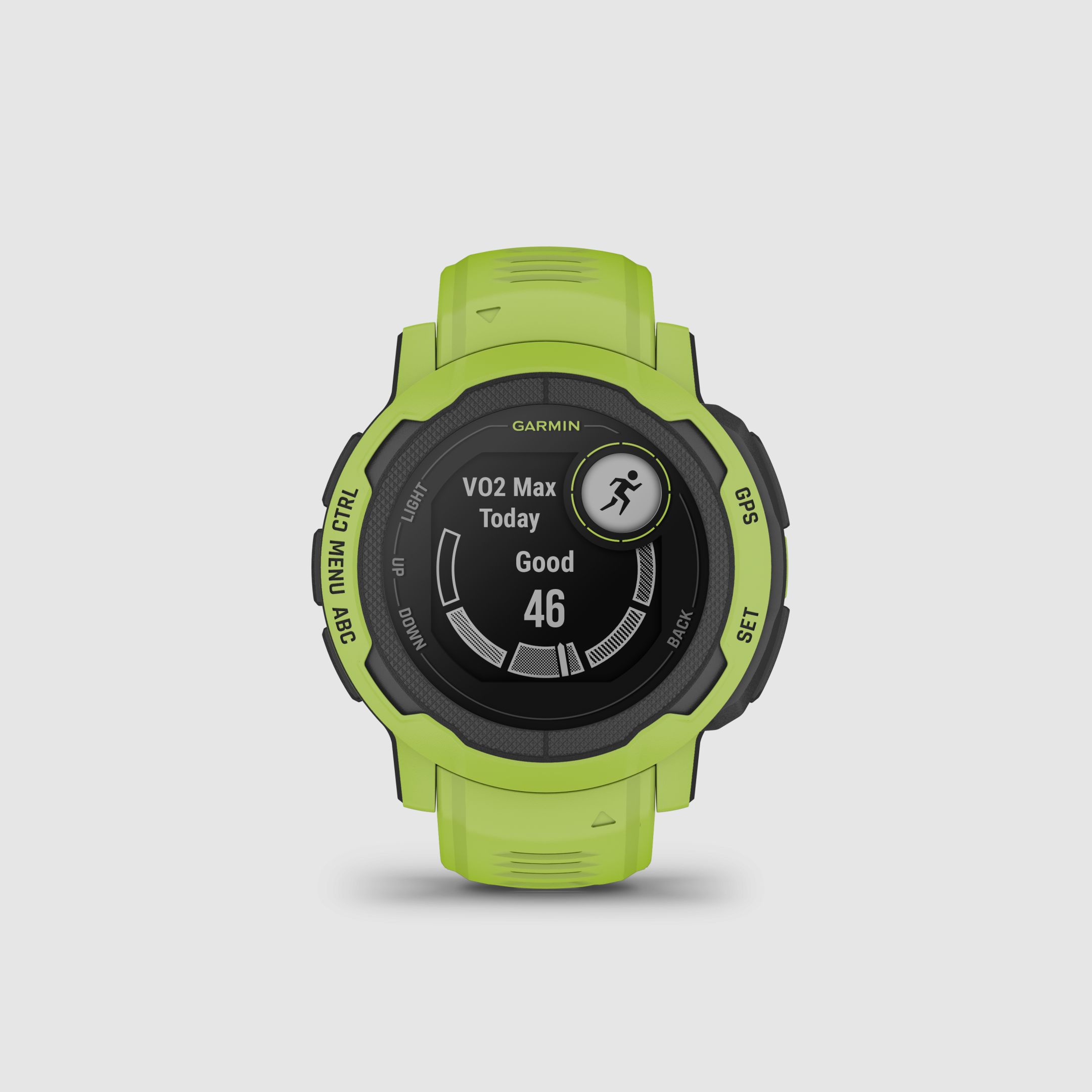 Garmin Instinct® 2 Lemon with silicone interchangeable strap 22 mm