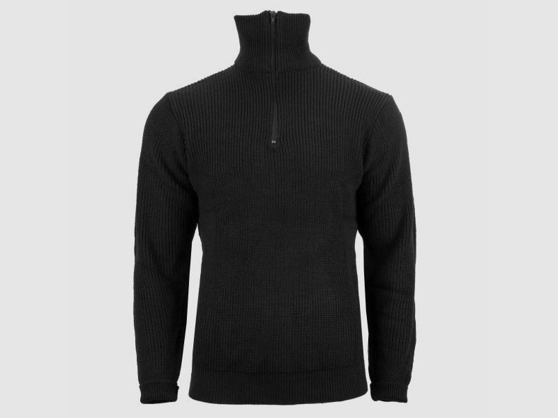 Mil-Tec Pullover Troyer 750 g schwarz