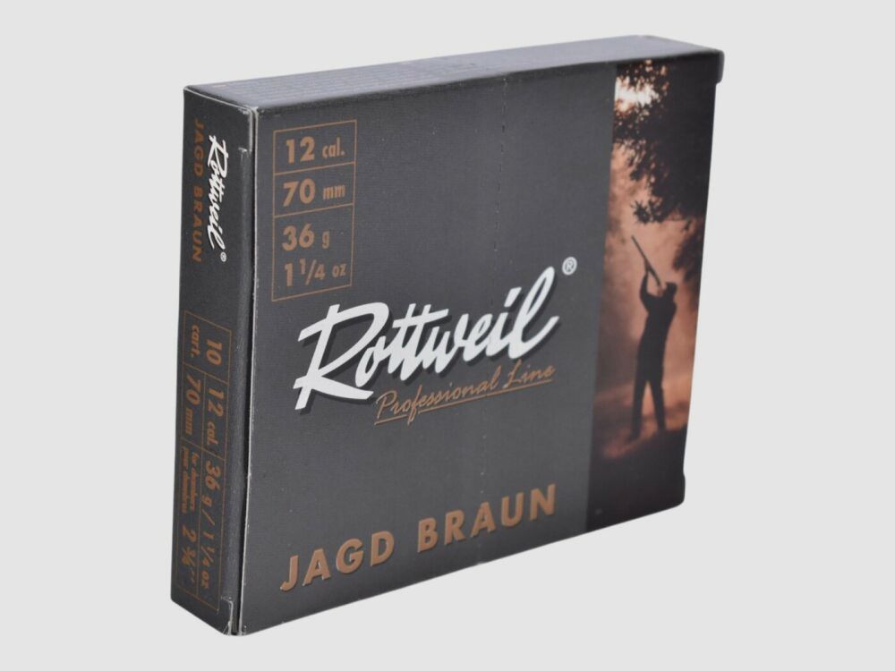 Rottweil 12/70 JagdBraun 36g 3,0mm