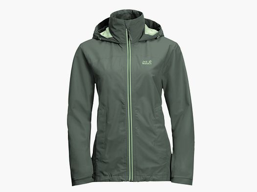 JACK WOLFSKIN Evandale Jacke W Hedge Green