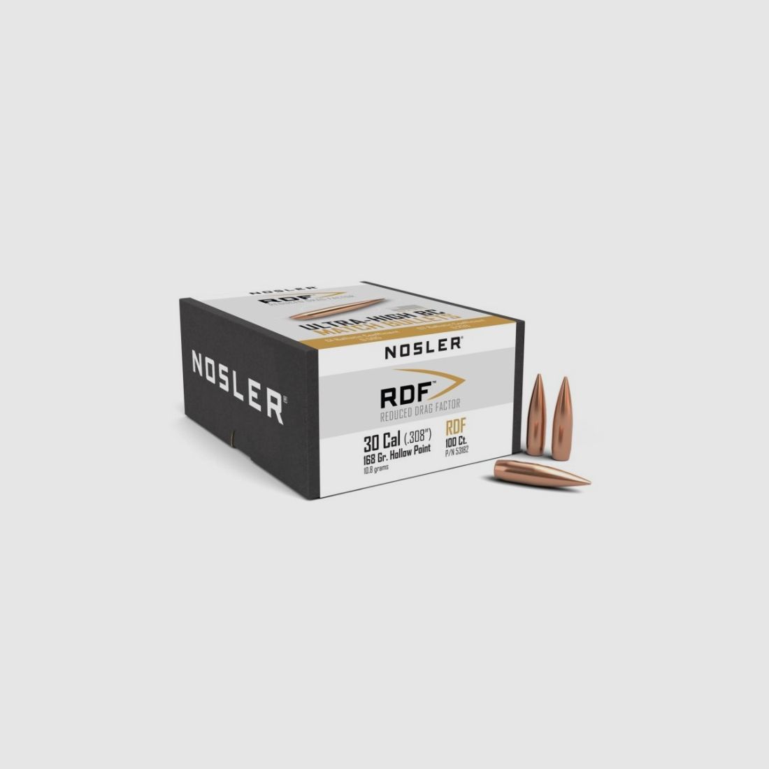 Geschosse Kal. 30-168-HPBT RDF Nosler