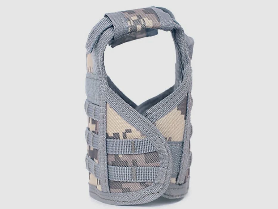 Mini protective vest for beer bottle / wine bottle / thermos bottle - Digital-ACU