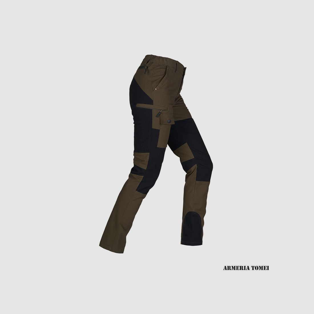 UNIVERS -WOMEN- ELASTICATED LEGEND PANTS GREEN/BLACK, image 3 of 6