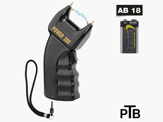 KH - Beveiliging Elektroschocker Power 200.000 V + S-Leine
