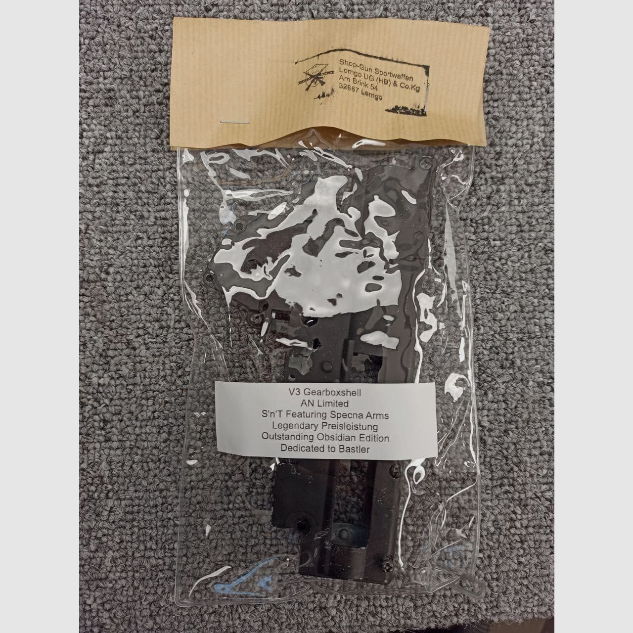 V3 7mm-QD-Gearboxshell mit Parts für 36er von Specna Arms Edge, S&T, ARES (A.N.; LIMITED)