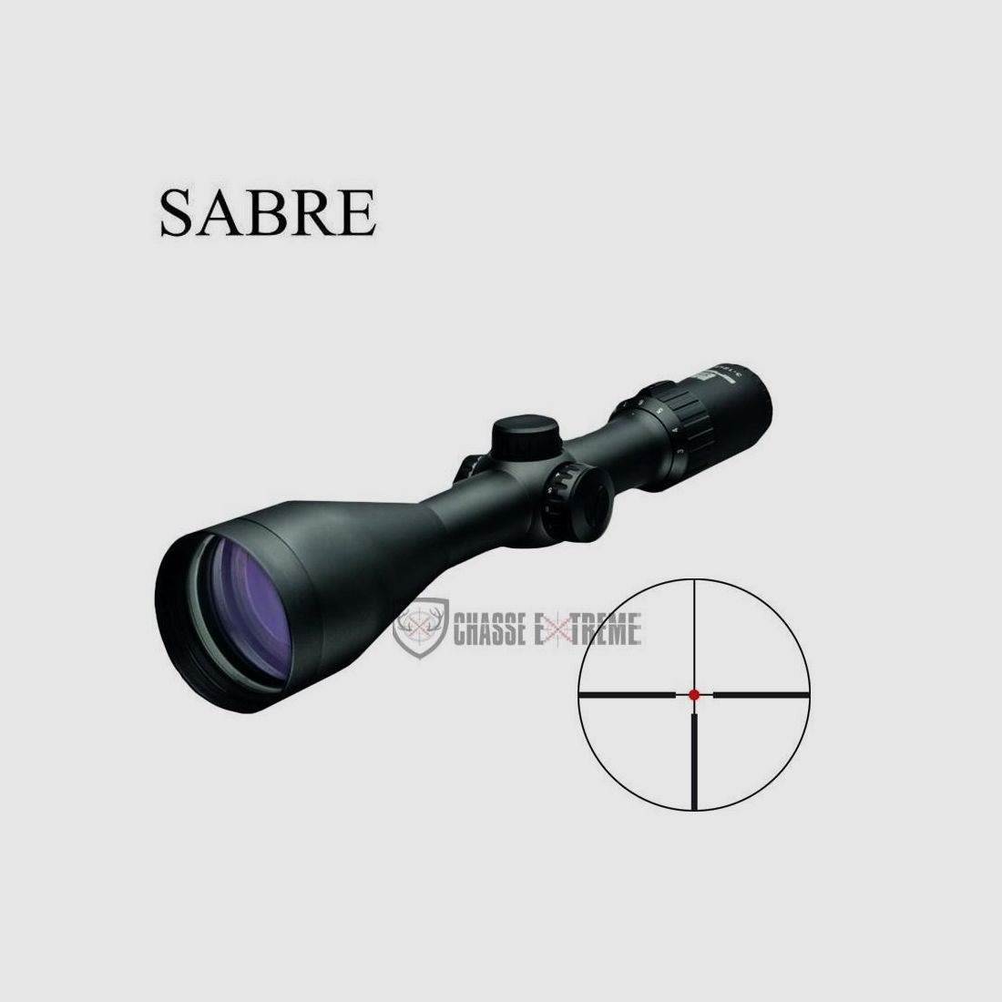 Zielfernrohr SABRE 2.5-10x50 Ret 4 RD