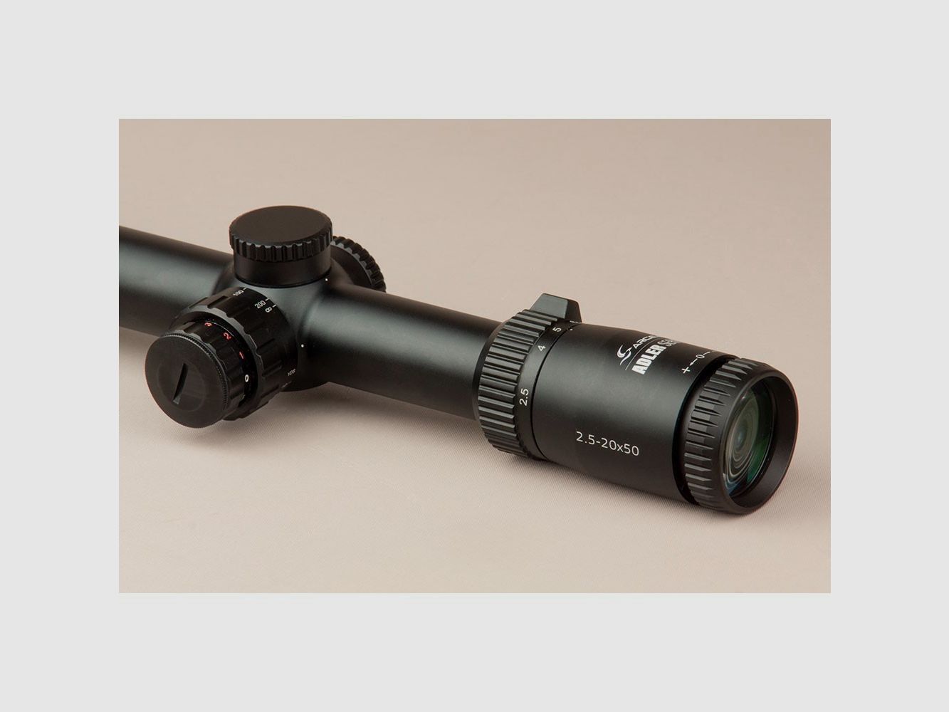 Zielfernrohr ADLER 2,5-20x50 - 30 - Side Focus - Mil Dot - Verlicht., afbeelding 9 van 10