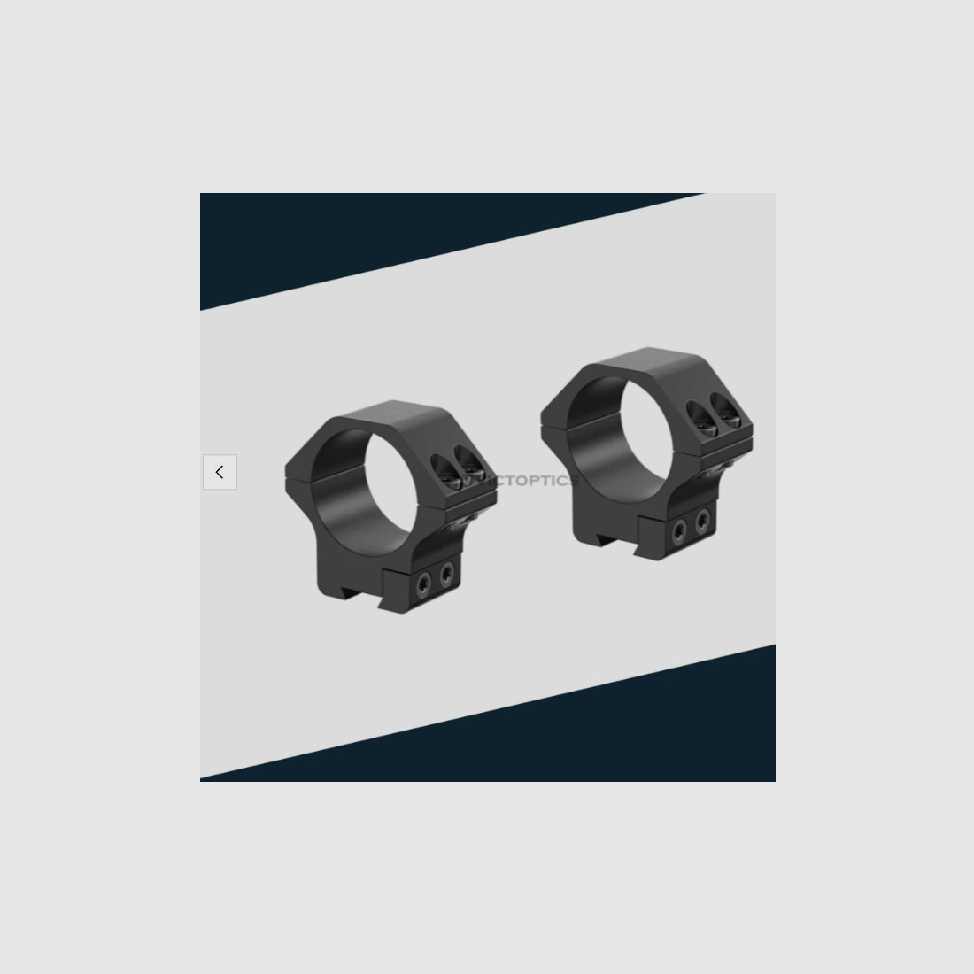 Victoptics Montageringe, Aluminium, für 11mm Schiene, 30mm Tubus, BH=20 mm