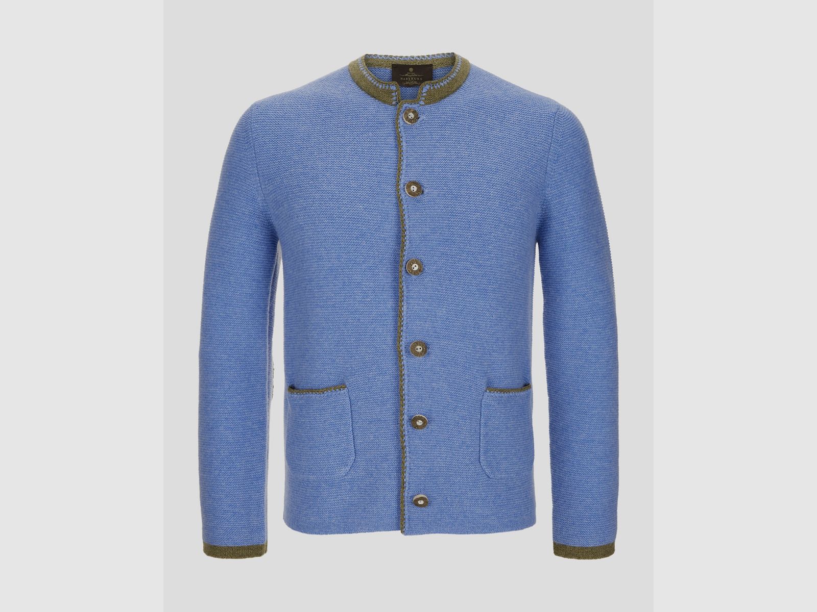 Habsburg Strickjacke Andreas in Blau, Bild 1 von 3