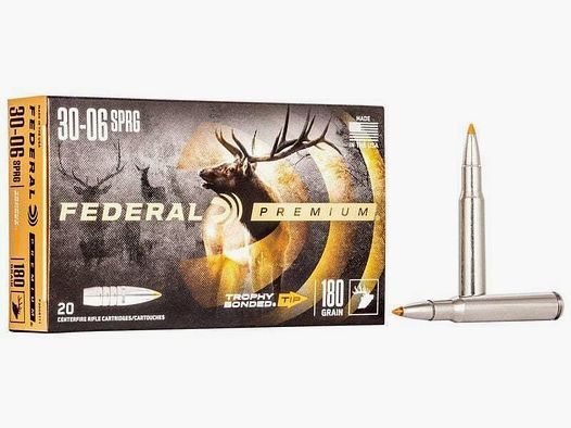 Federal Trophy Bonded Tip 180grs à20 .30-06 Spring.