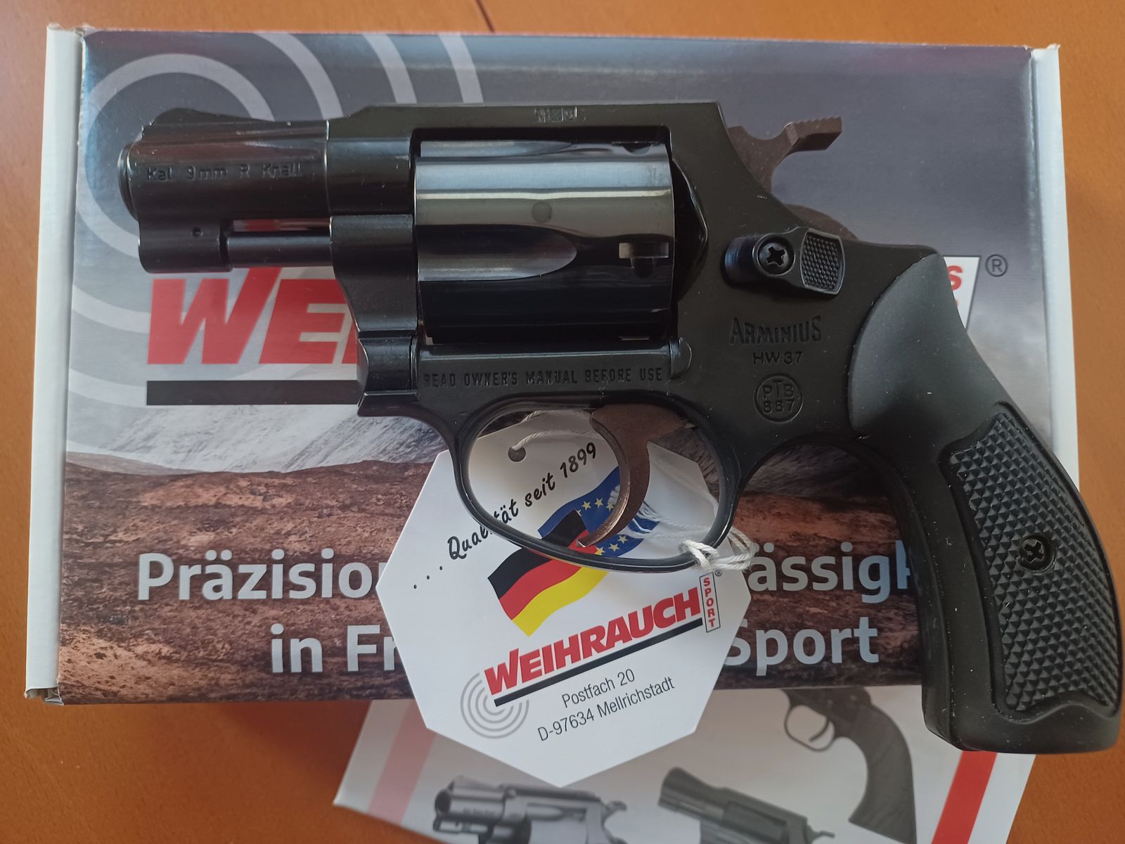 Arminius HW 37 cal. 9mm R. blank firing, image 1 of 4
