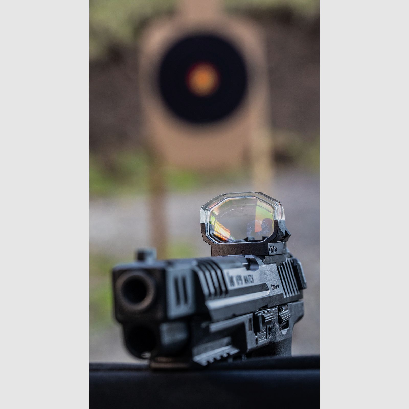 SHIELD Open Mini Sight XL Lens (OMSx) Rotpunktvisier – 8 MOA – Mattschwarz, Bild 7 von 8